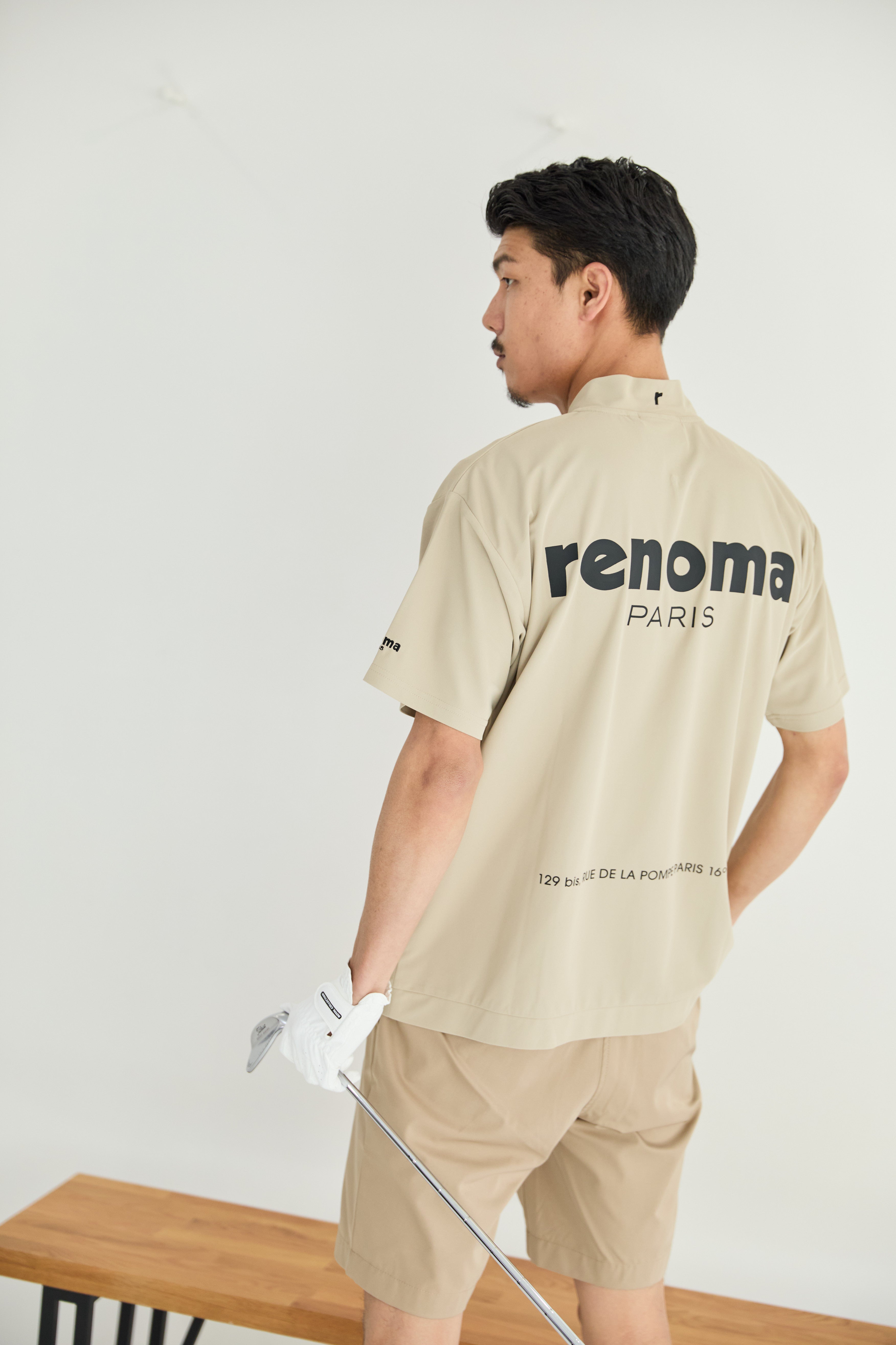 BACK LOGO HALF ZIP S/S - SP – renoma golf