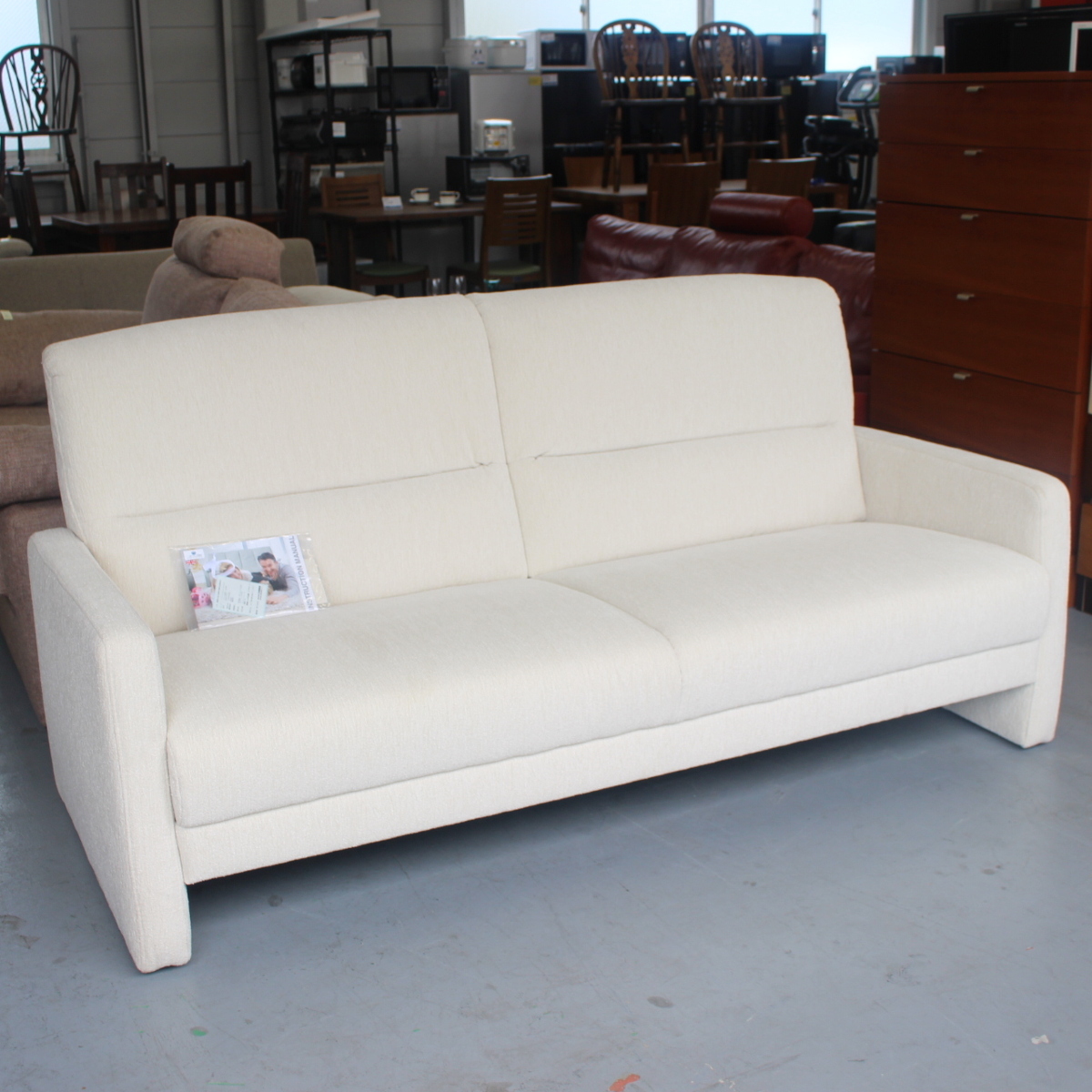 大塚家具 ⭐️himolla ソファ ドルフ9601ソファ オフホワイト 大塚家具