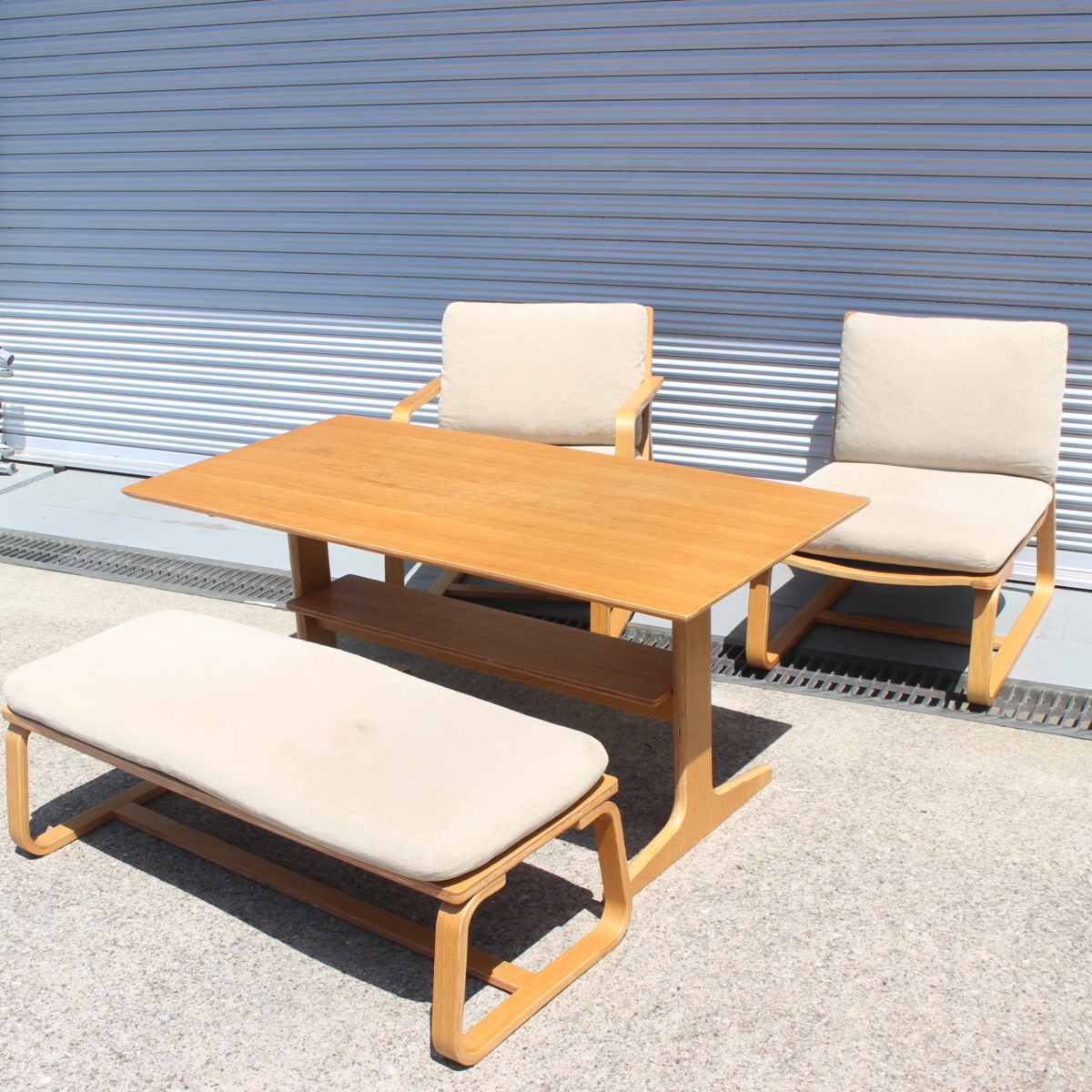 無印良品 リビングでもダイニングでも使えるシリーズ テーブル チェア