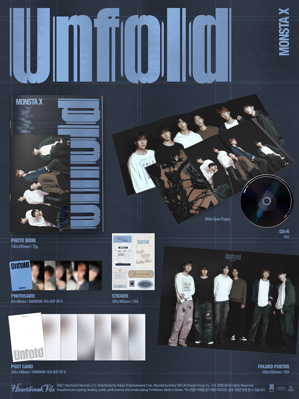 MONSTA X - [Unfold] (PHOTOBOOK Ver.) – Record Planet