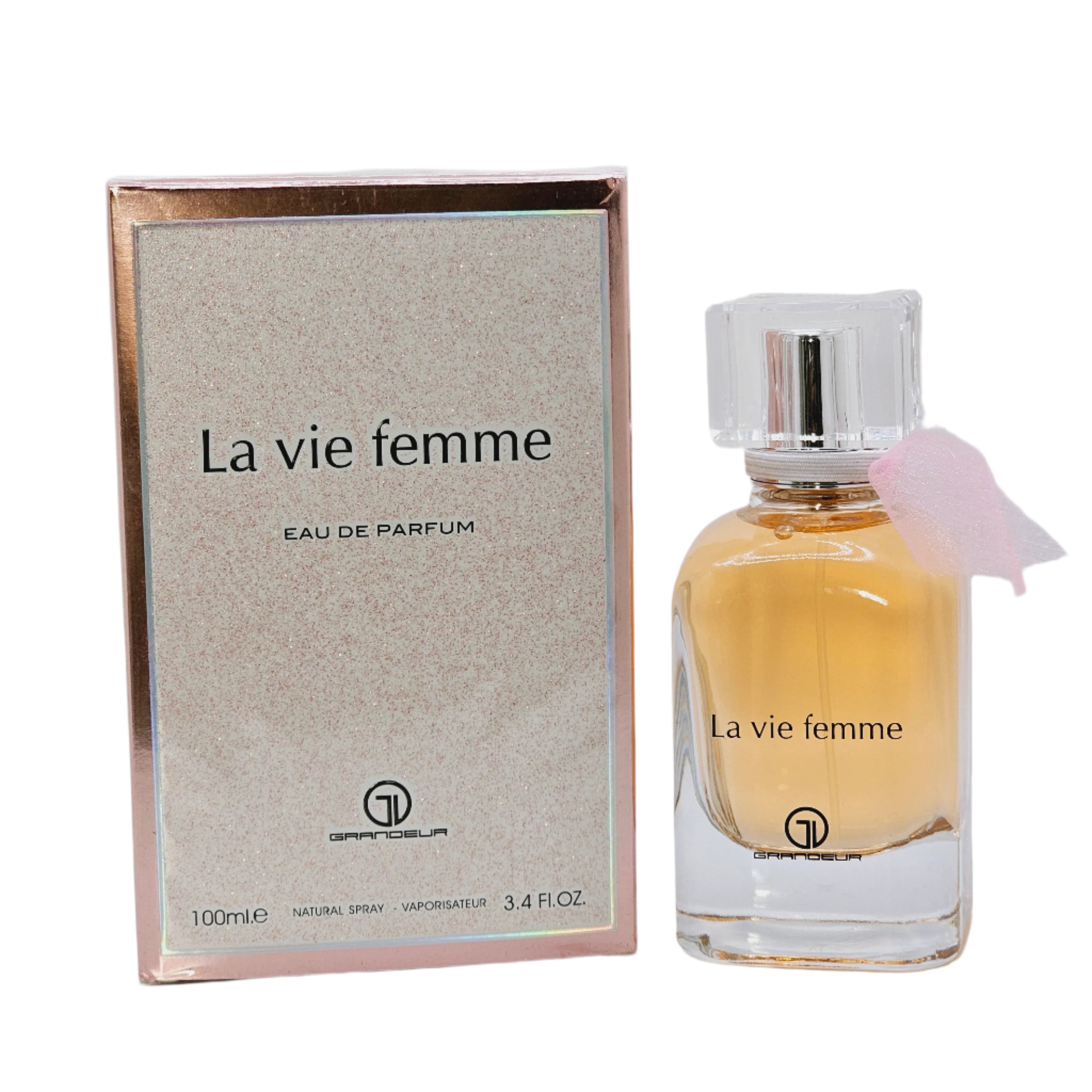La Vie Femme Eau De Parfum For Women By Grandeur 3.4oz/100ml