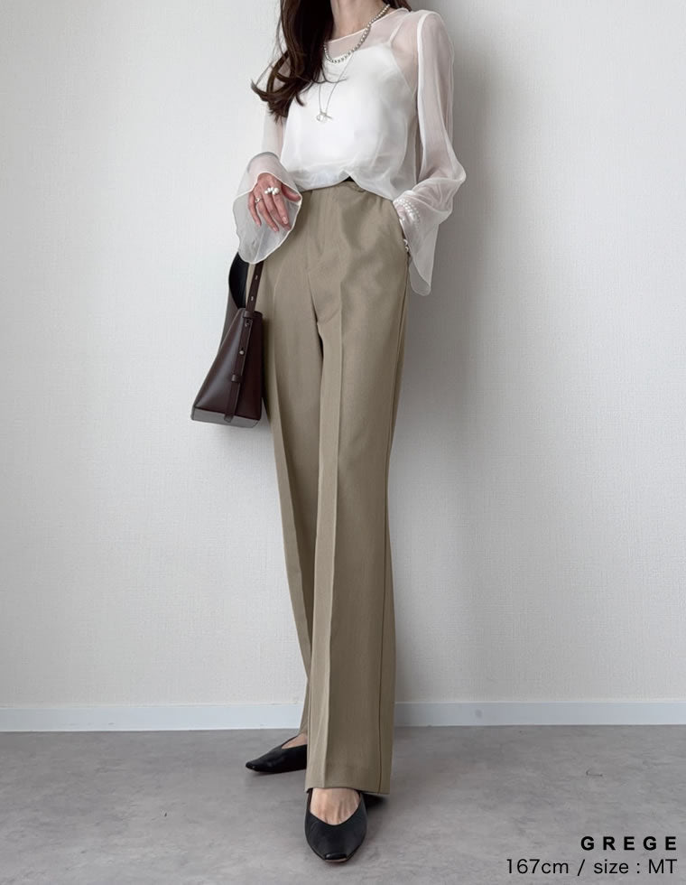 ストレッチツイルスリットパンツ - パンツ通販 | 人気レディース