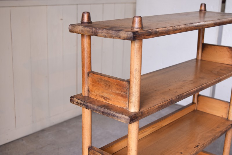 アンティーク 明るい木味のオープンラック | REFACTORY antiques