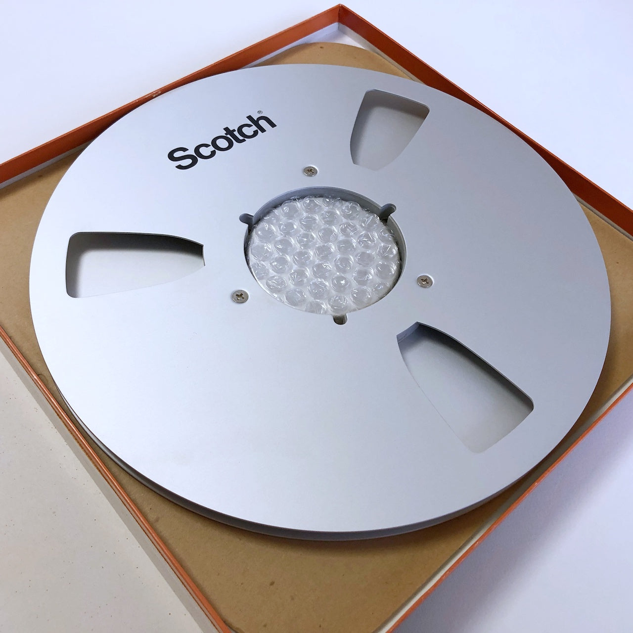 オープンリール 10号 SCOTCH メタルリール 1/4インチ 空リール 箱付き