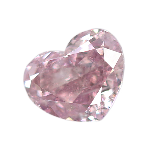ピンクダイヤモンド(ハートシェイプ) 0.25ct/FPP/SI2 ルース【品質