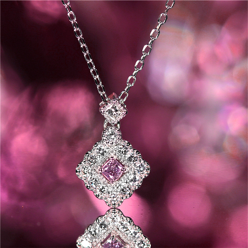 ピンクダイヤモンド 0.076ct/FPP/I1 ダイヤモンド ct プラチナ