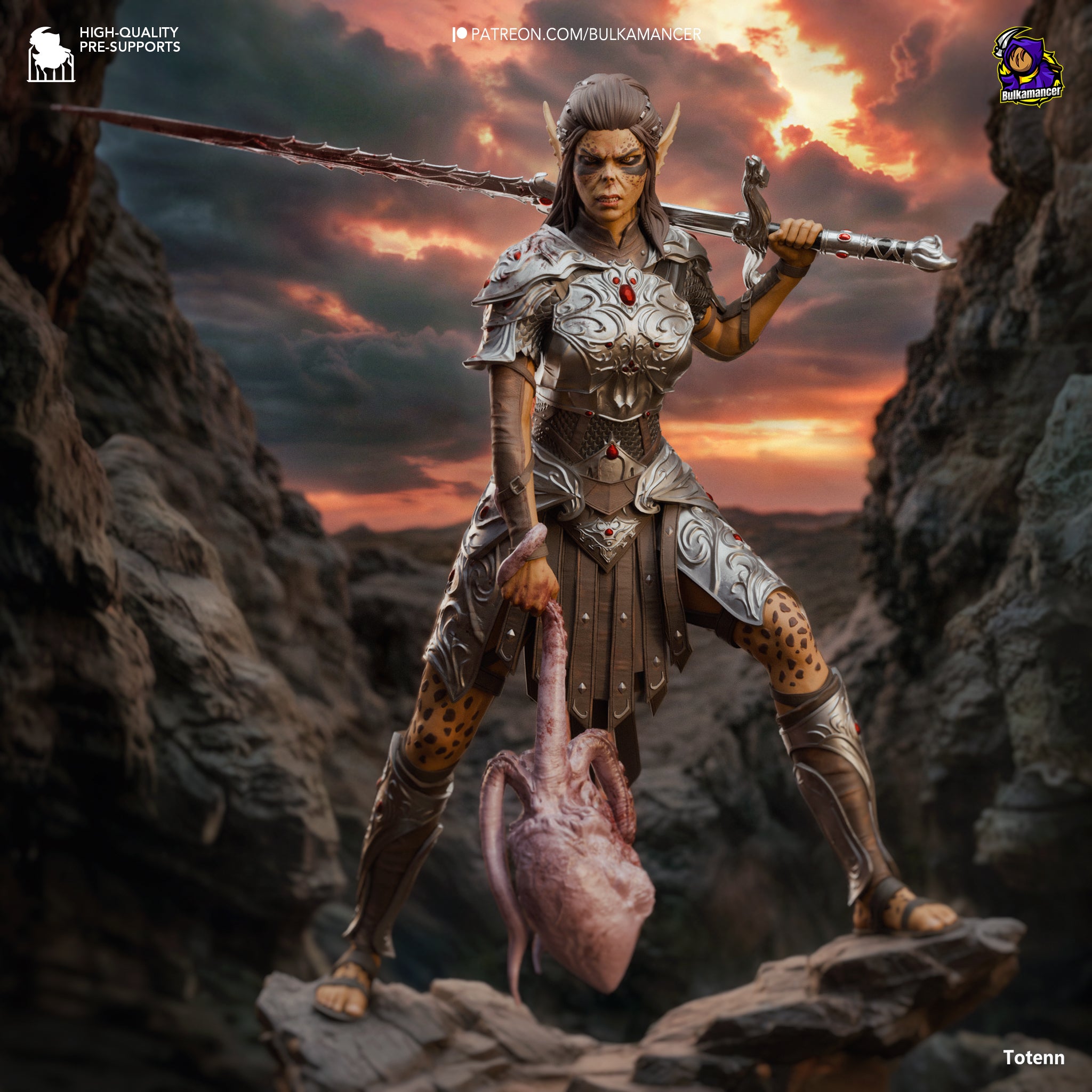 Baldur's Gate 3 Lae'zel Collectible Resin Figure – RelentlesStorm