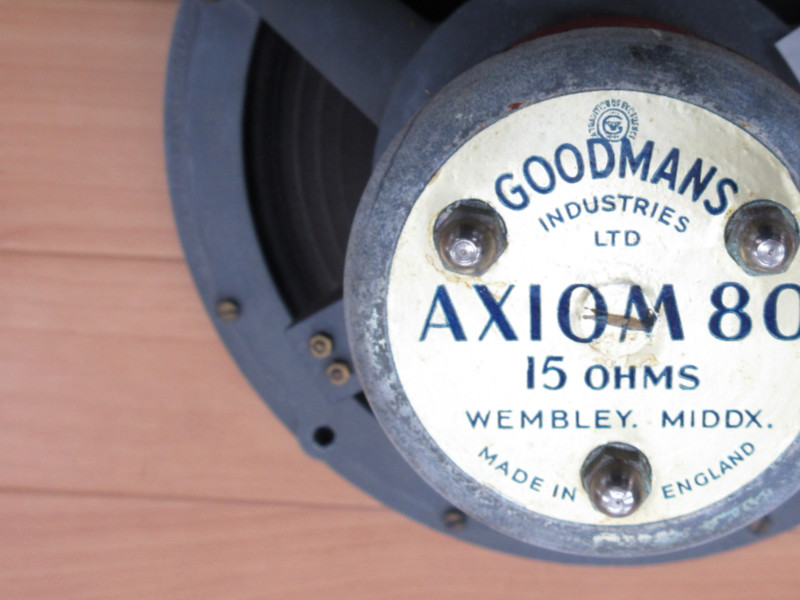 GOODMANS AXIOM80 スピーカーユニットの修理実例と価格（2023年4月修理
