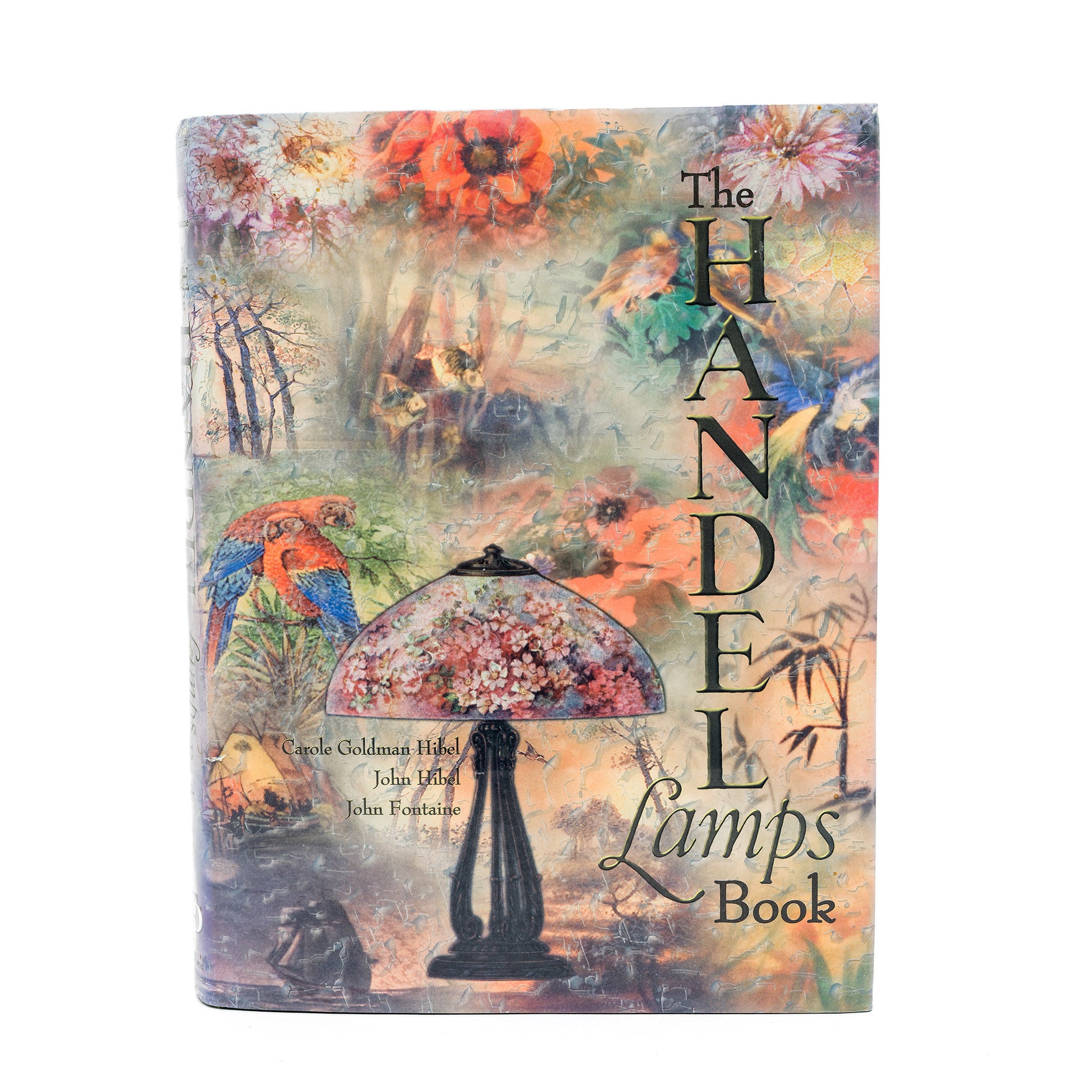 Rare Handel Elephantine Island Reverse Glass Table Lamp