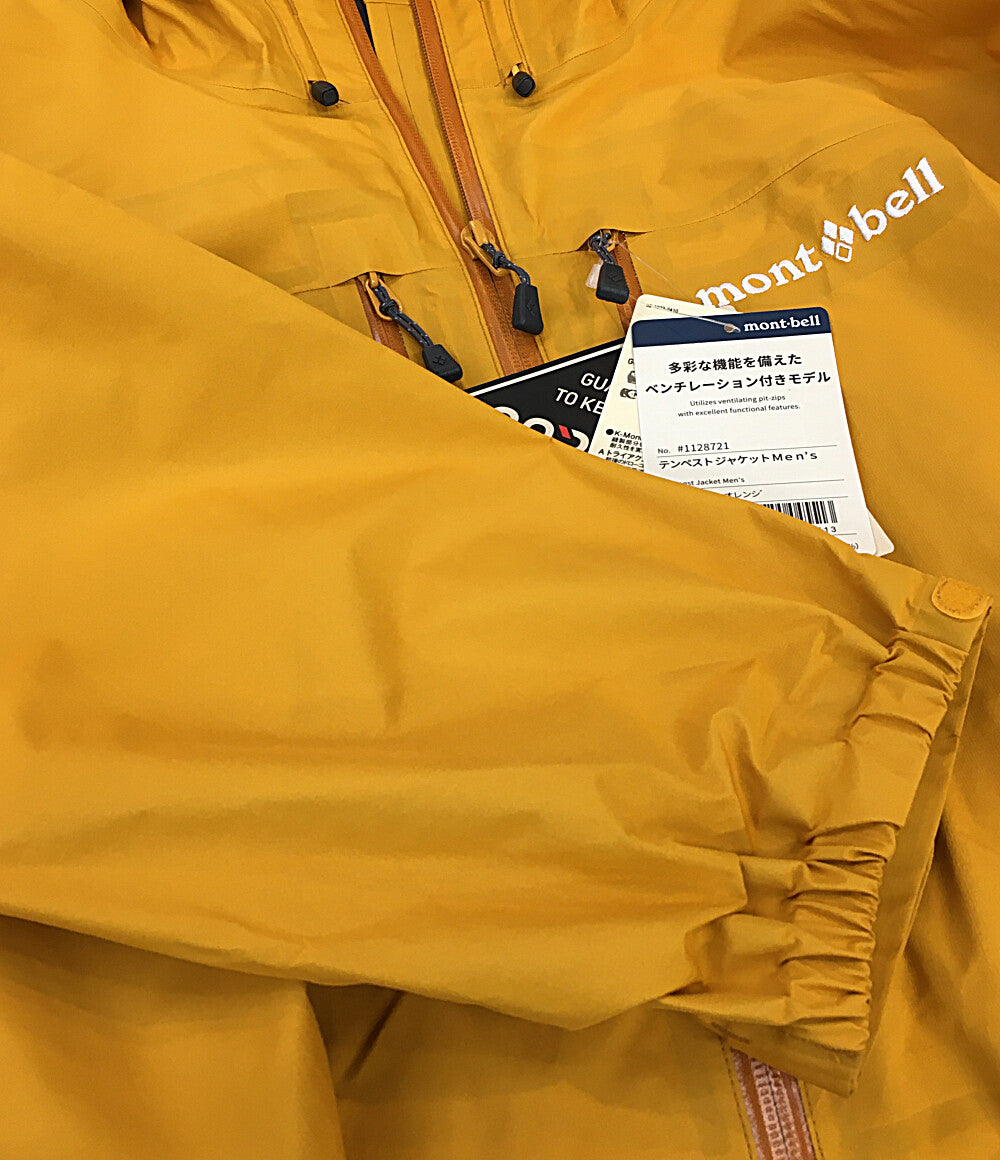 美品 mont-bell テンペストジャケット イエロー 1128721 メンズ SIZE L