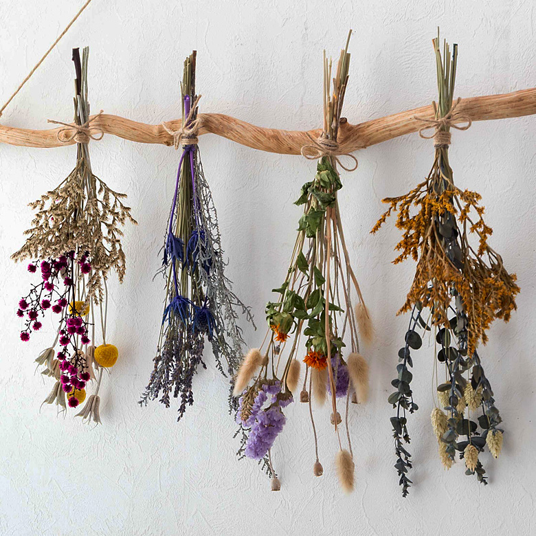 ドライフラワー プリザーブドフラワー ブーケ 長さ約47cm ボックス付き