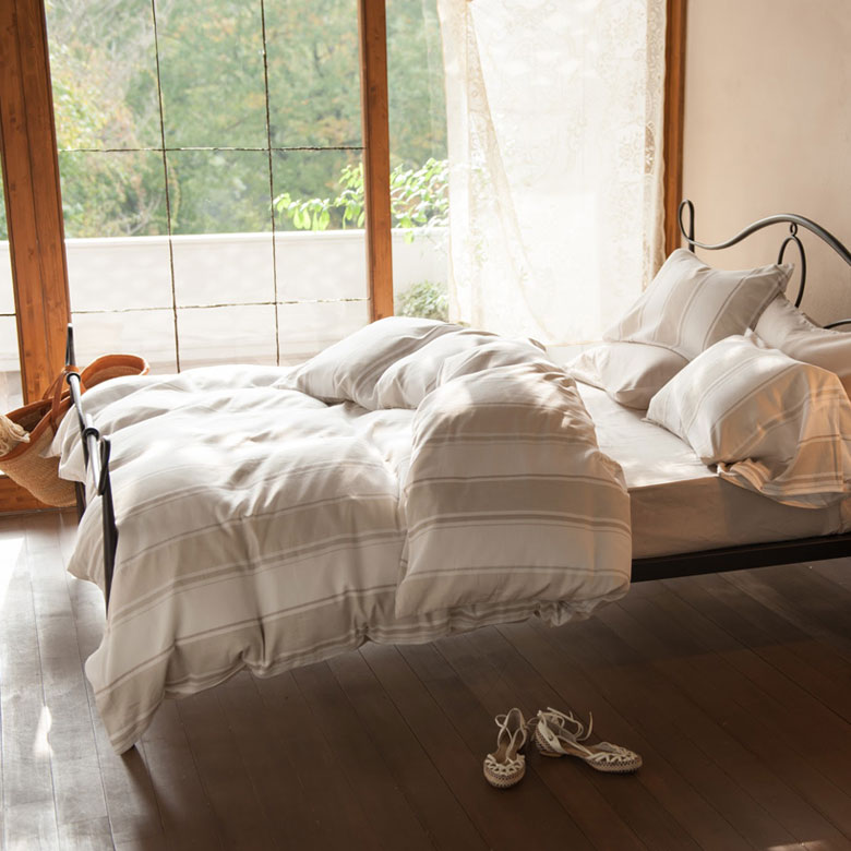 掛け布団カバー コンフォーターカバー ダブル 190×210cm 裾ボタン