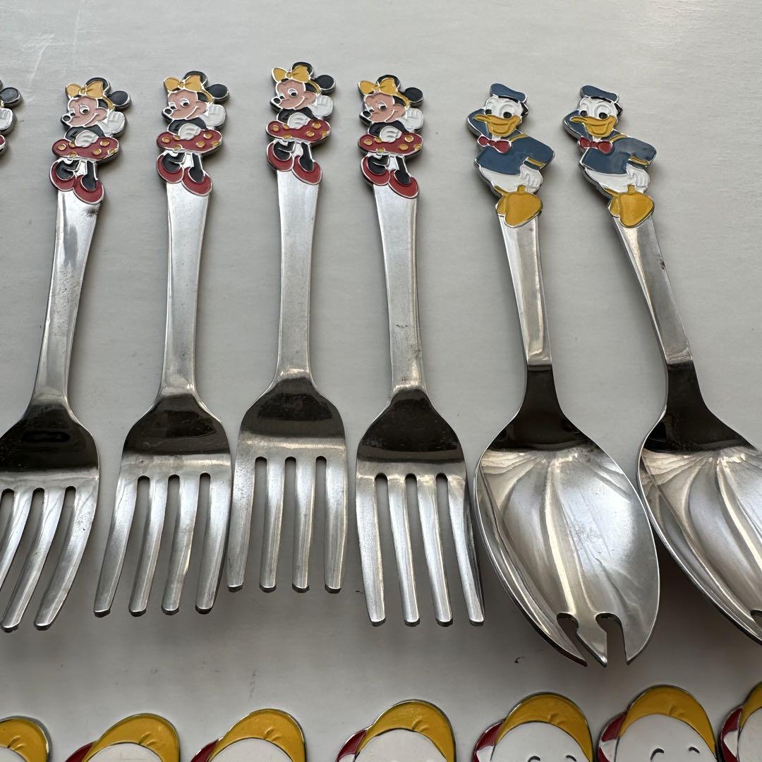 ミッキーマウス ミニー ドナルドダック ディズニー スプーン フォーク