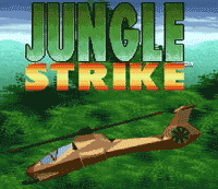 スーパーファミコンシューティングゲーム ジャングルストライクをプレイ