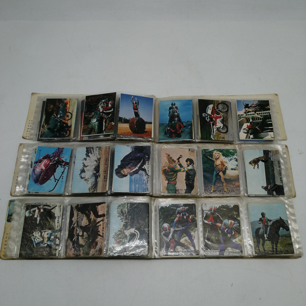 旧カルビー 仮面ライダー カード 216枚 + アルバム3冊 特撮 昭和レトロ