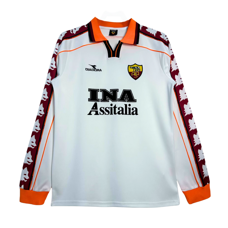AS Roma Long Sleeve Away Shirt - 1998-99 – Retro Football Shirts