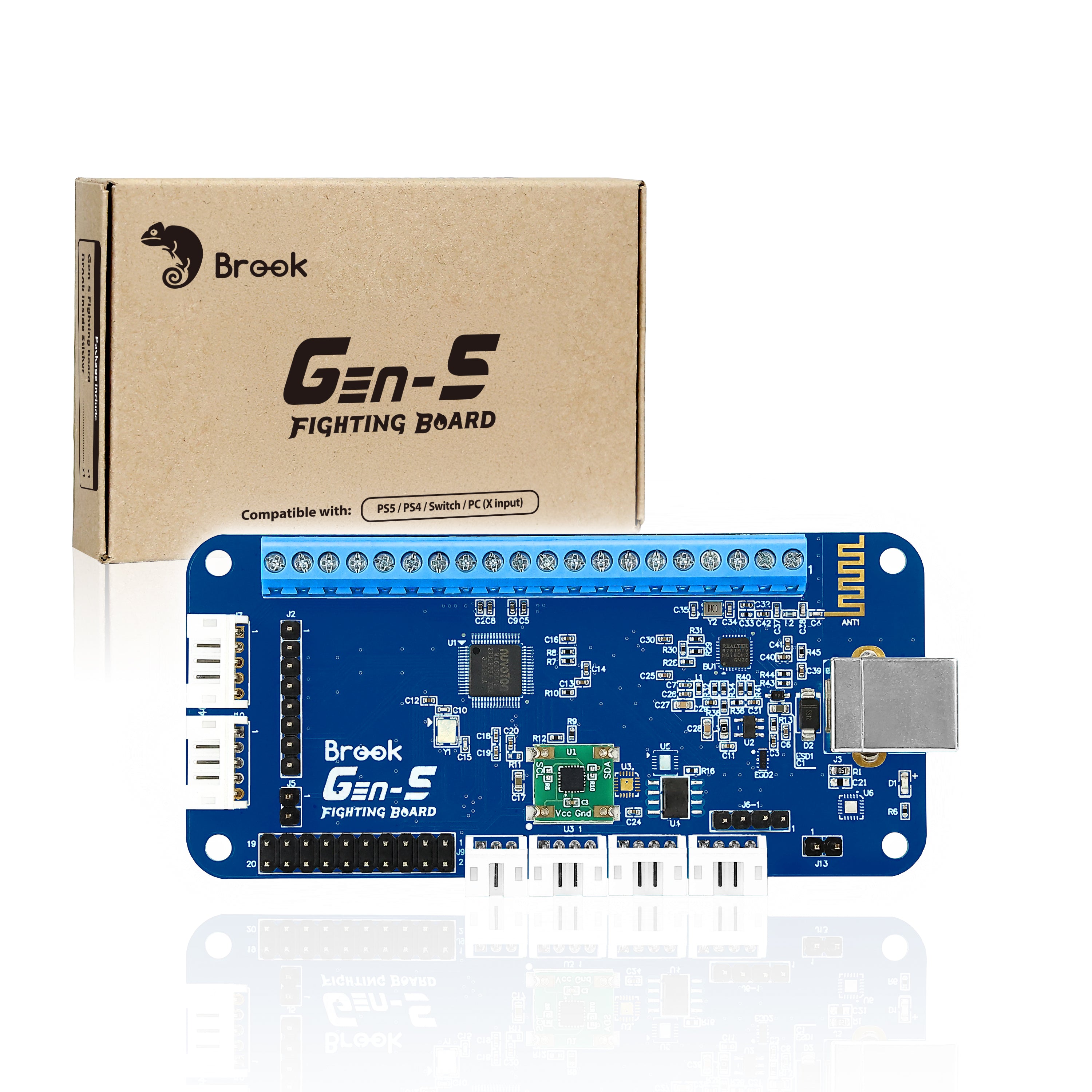 Brook Gen 5 Fighting Board: PS5/PS4/PC/Switch | Retro Arcade