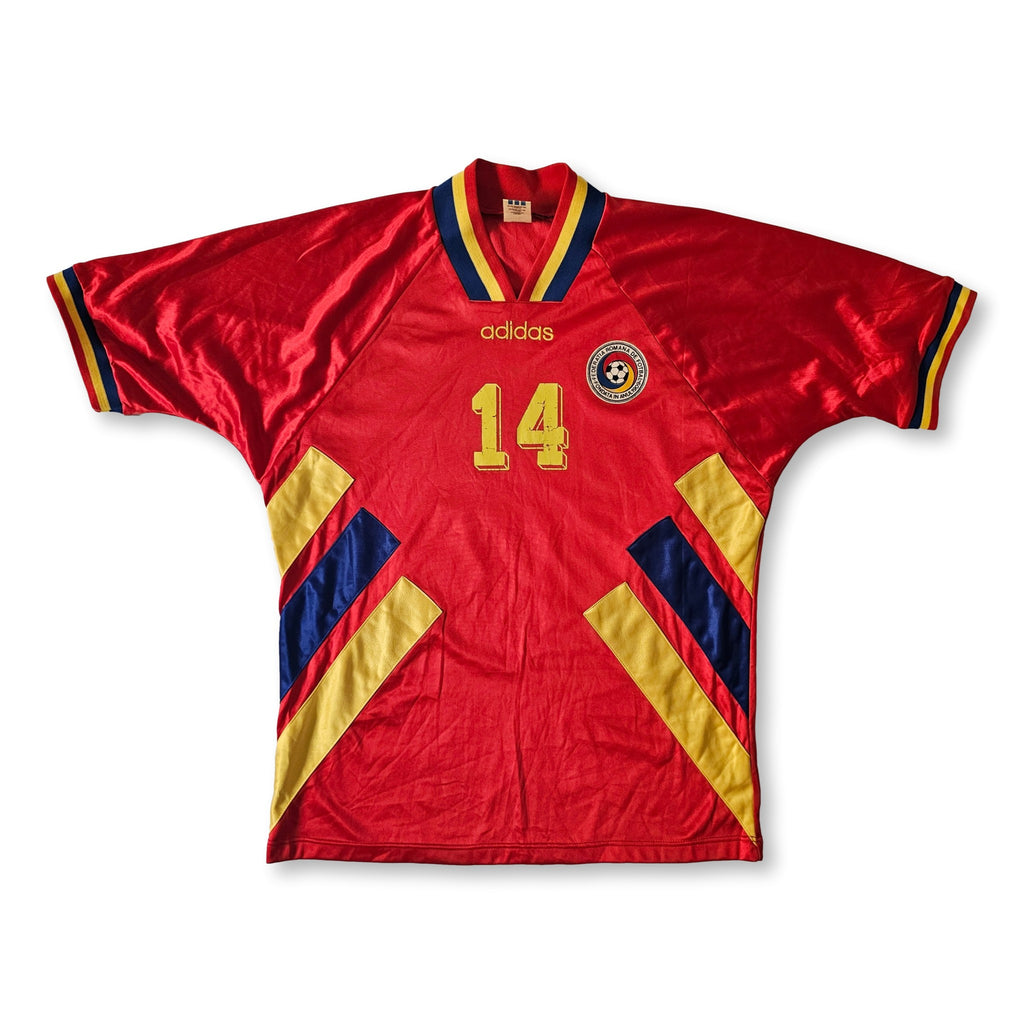 1994 Romania Adidas Mihali match-prepared shirt | retroiscooler