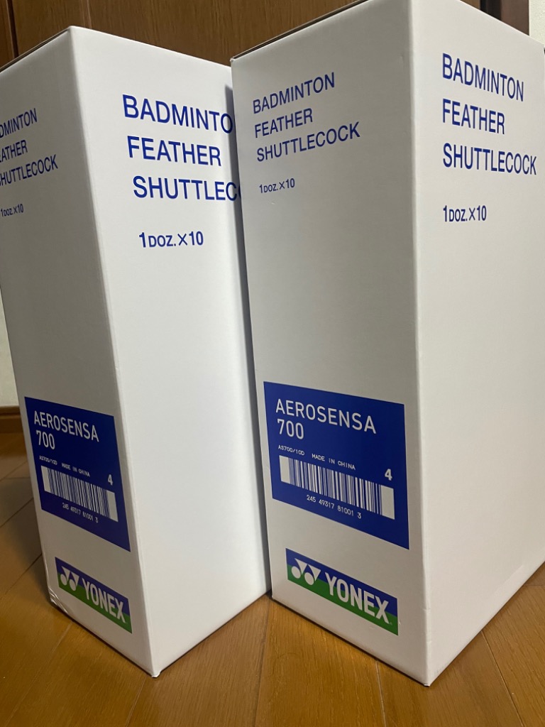 YONEX（ヨネックス） エアロセンサ700 シャトル AS-700 1箱（10本・120