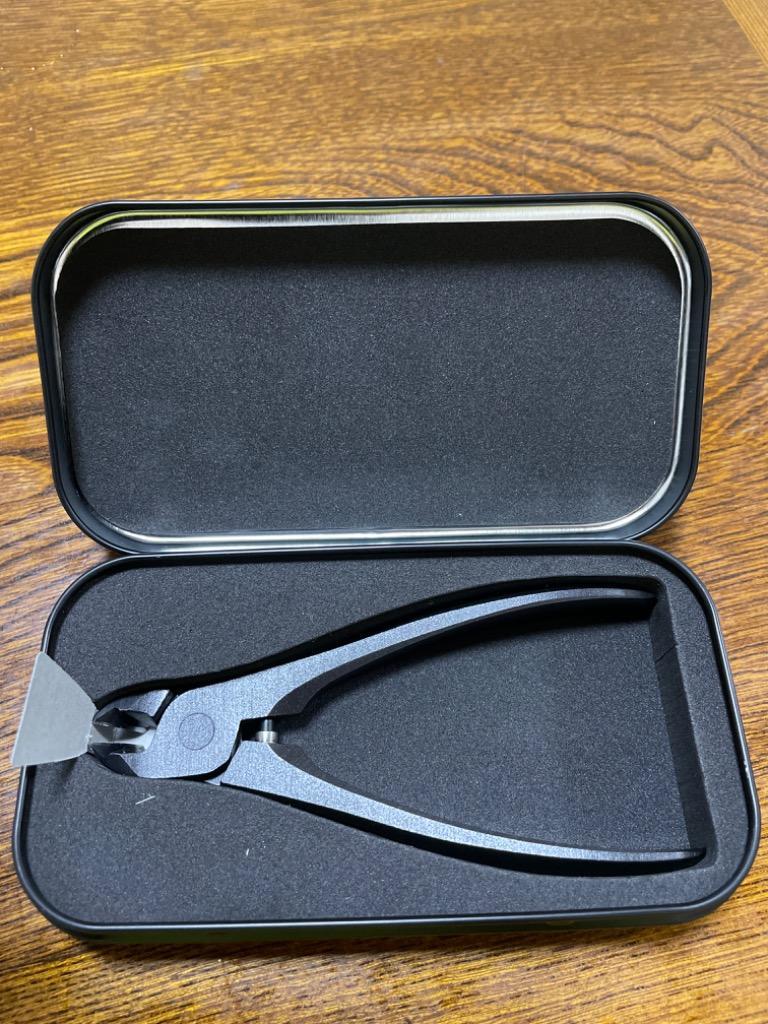 SUWADA（スワダ） ニッパー 爪切り ブラックL＆メタルケースセット