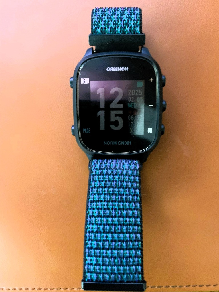 GREENON グリーンオン THE GOLF WATCH NORM GN301（ブラック） ゴルフ