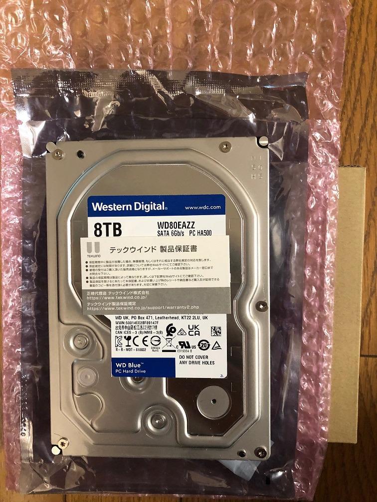 Western Digital WD80EAZZ ［WD Blue 8TB］ WD Blue 内蔵型