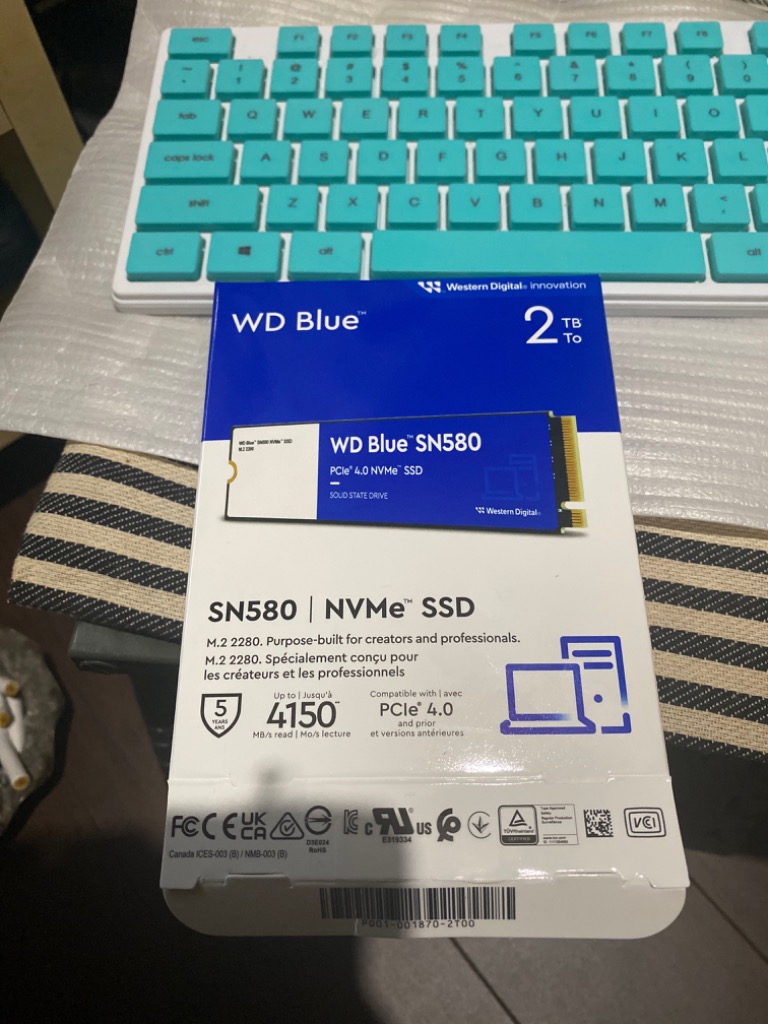 Western Digital WDS200T3B0E ［WD Blue SN580 M.2 Type2280 NVMe 2TB