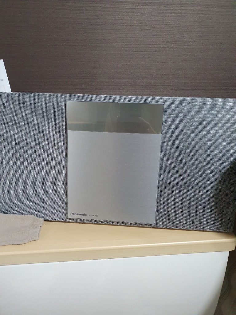 Panasonic コンパクトステレオシステム SC-HC420-S シルバー