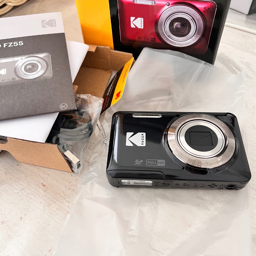 PIXPRO 【保証＋特典あり】Kodak FZ55 レッド ブラック コダック