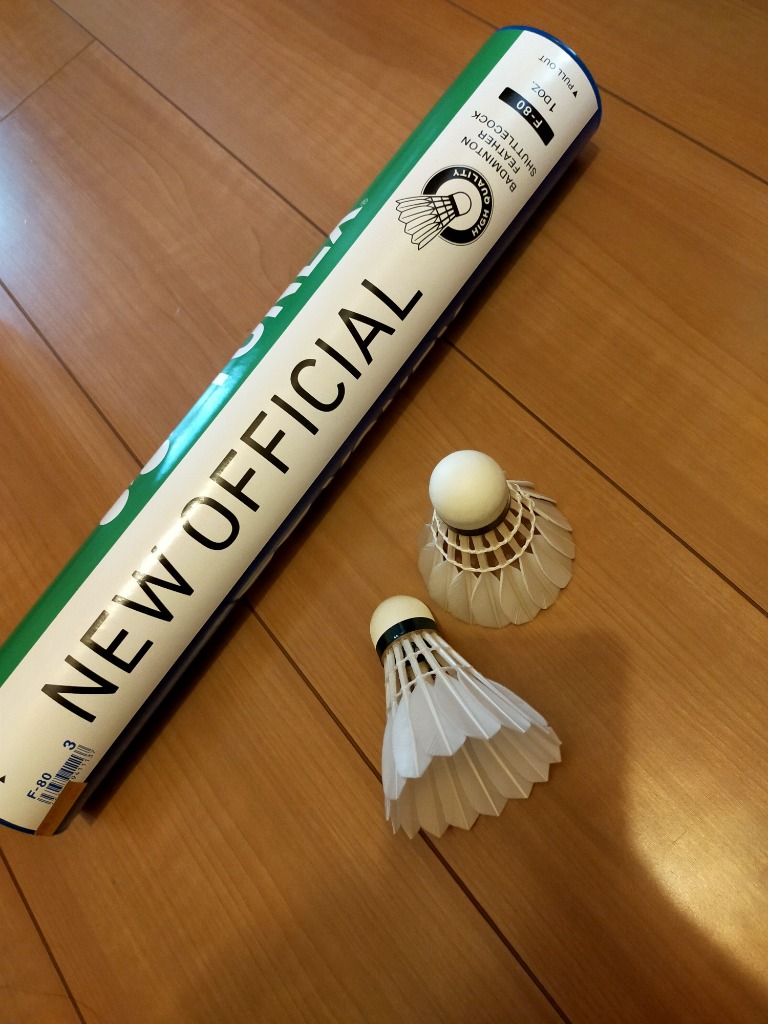 YONEX（ヨネックス） ニューオフィシャル 3番 F80 水鳥シャトル F-80