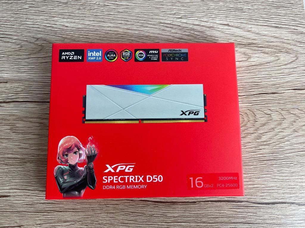 ADATA AX4U320016G16A-DW50 (DDR4 PC4-25600 16GB 2枚組) デスクトップ