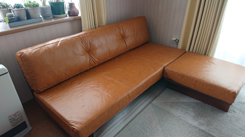 シギヤマ家具工業 シギヤマ家具 180 ソファ レザーウッド2 木部