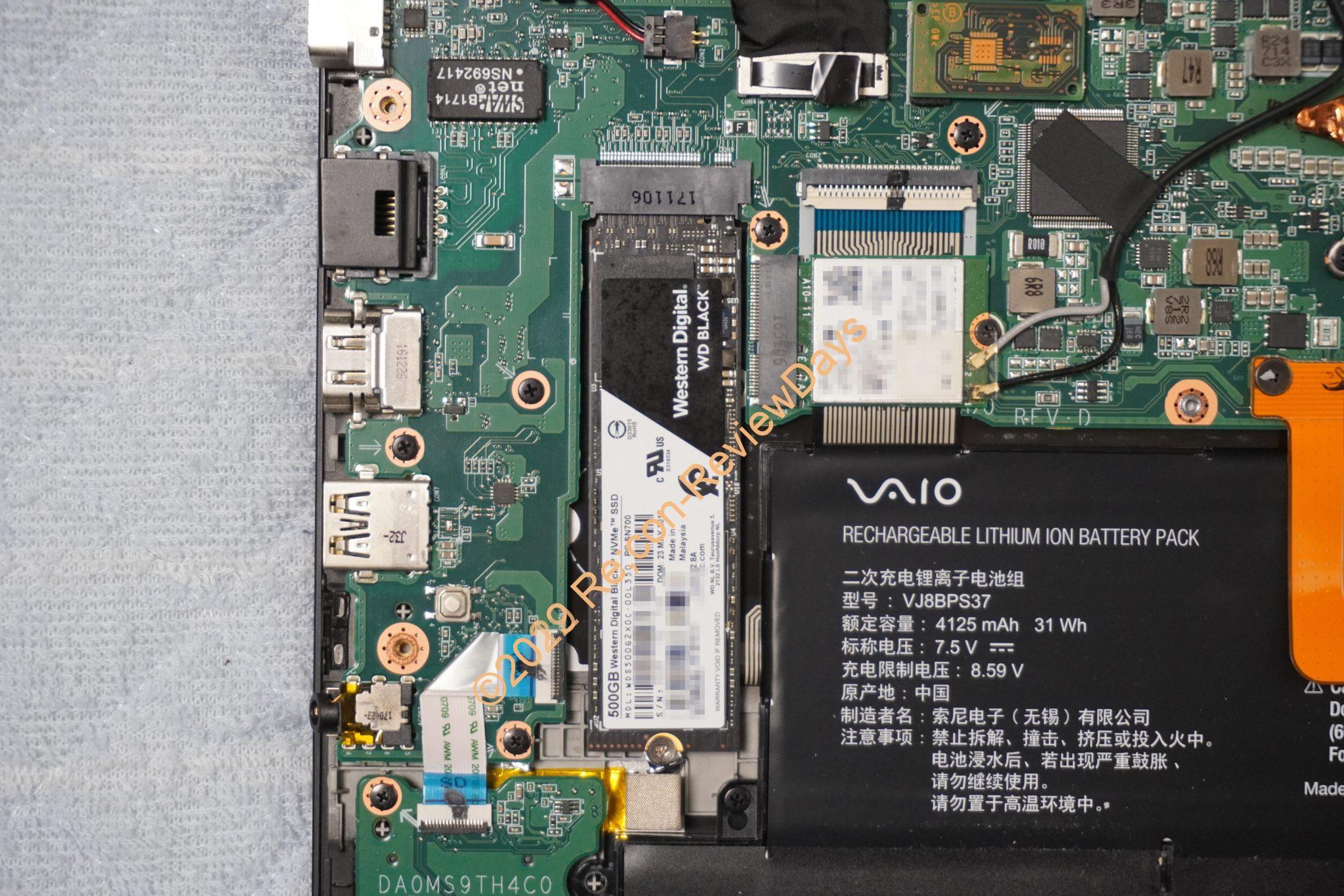 SONY VAIO S13 VJS131シリーズ VJS131C11NのSSDを交換してみた #SONY