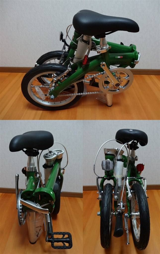 マニアのための折りたたみ自転車』 フィアット AL-FDB140 [Grass Green