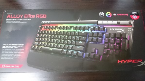 HyperX Alloy Elite RGB HX-KB2RD2-US/R1 赤軸 価格比較 - 価格.com