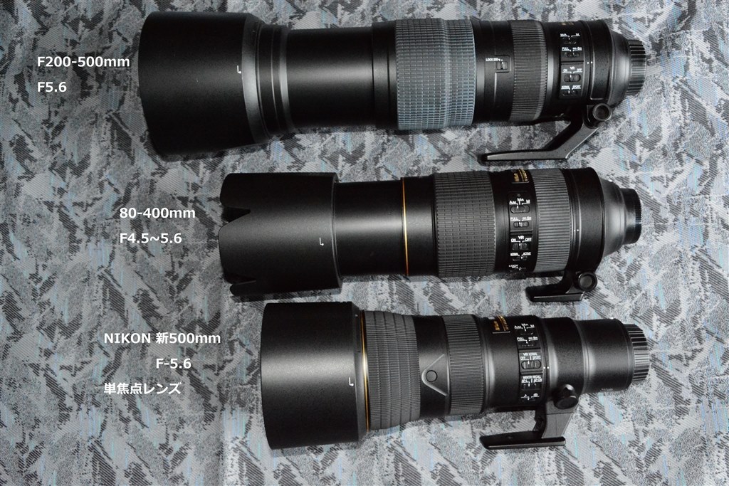 AF-S NIKKOR 500mm f/5.6E PF ED VRを使ってみて。』 ニコン AF-S