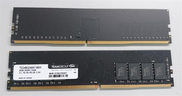 Team TED416GM2400C16DC01 [DDR4 PC4-19200 8GB 2枚組] 価格比較