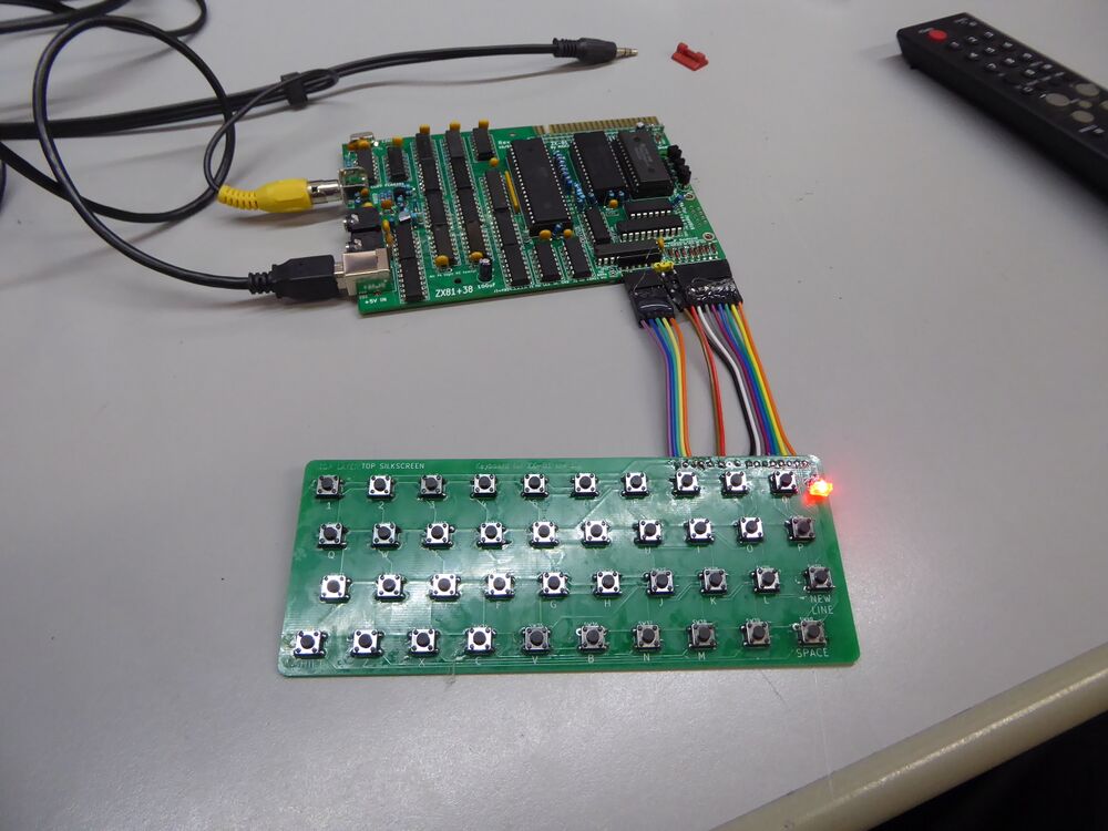 Buiding up and testing the ZX81+38 revision 1,9 - RevSpace