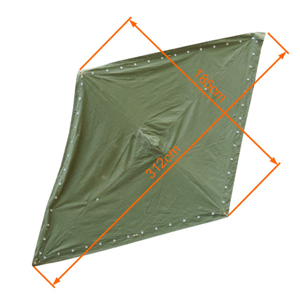 軍放出品 テントシート・ポンチョ OD ノルウェー軍 | ミリタリー