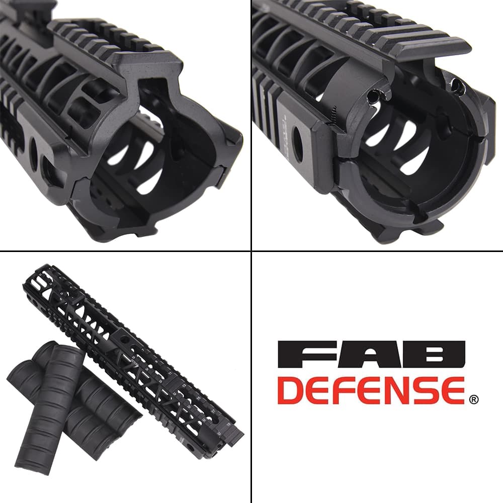 FAB Defense クワッドレールハンドガード AR-15/M4カービン用 NFR EX