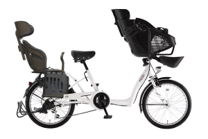 ヘッドレスト付きチャイルドシート搭載ママフレロック206D アサヒ