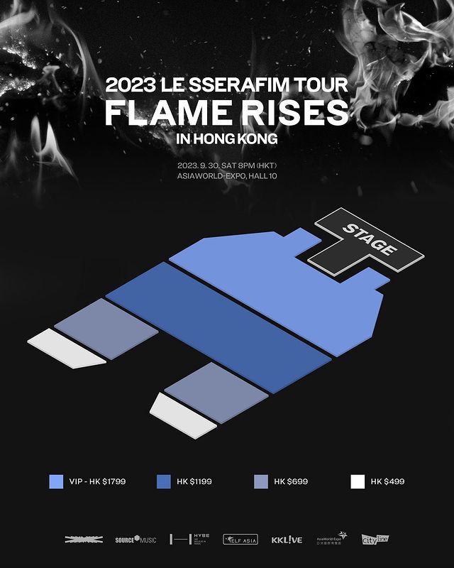 LE SSERAFIM TOUR 'FLAME RISES' IN HONG KONG 2023 | Concert