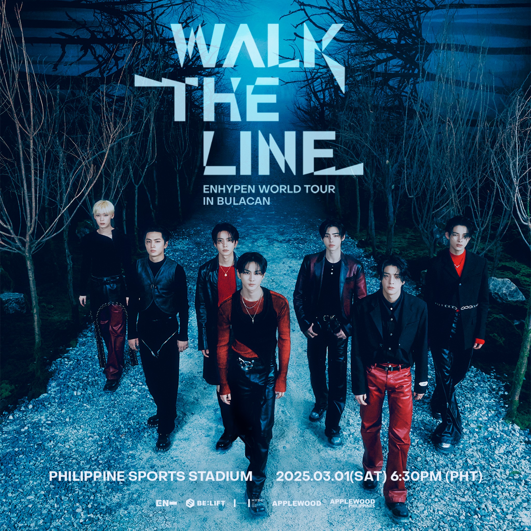 ENHYPEN菲律宾演唱会2025｜ENHYPEN WORLD TOUR 'WALK THE LINE' BULACAN