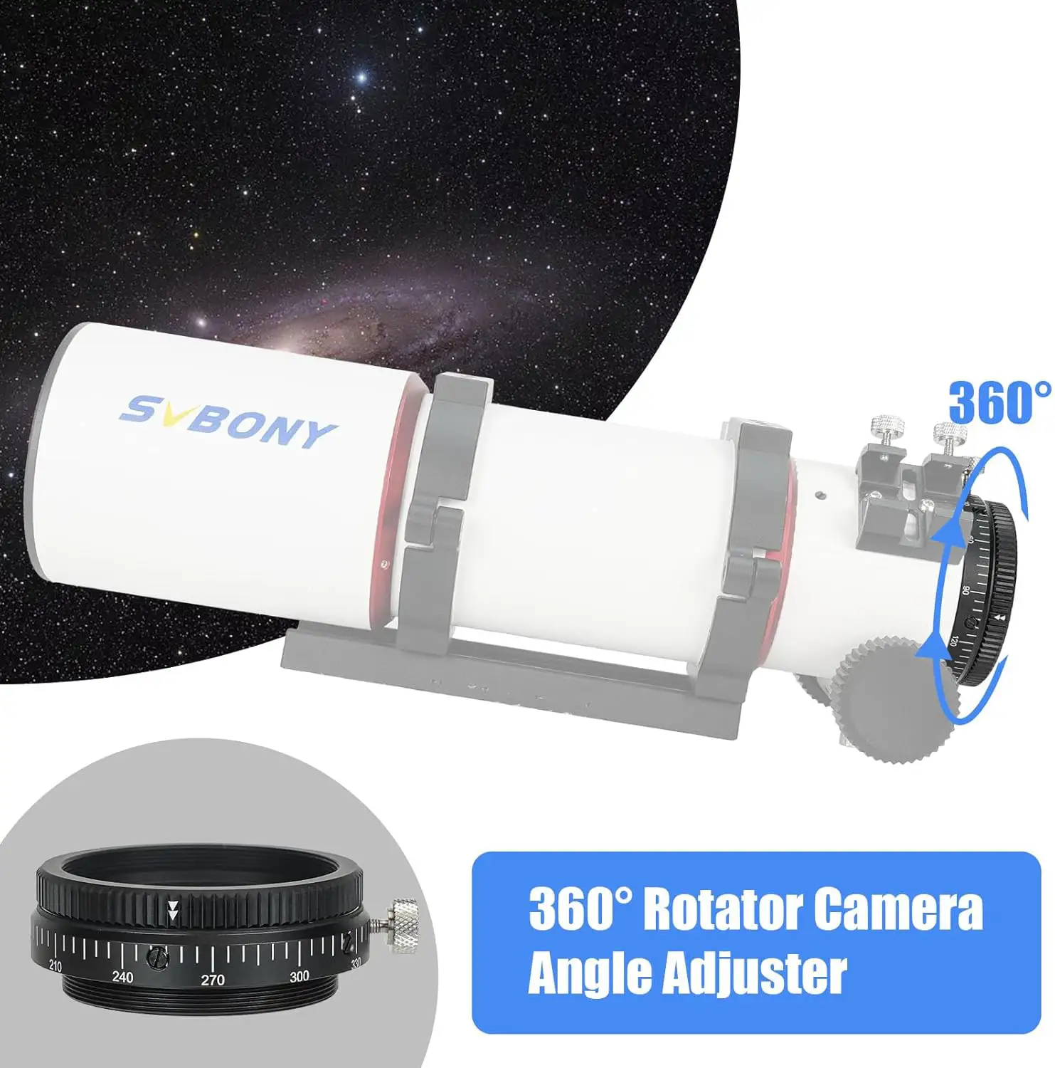 SVBONY SV550 80mm ED-X2 F/6 APO Refractor Telescope