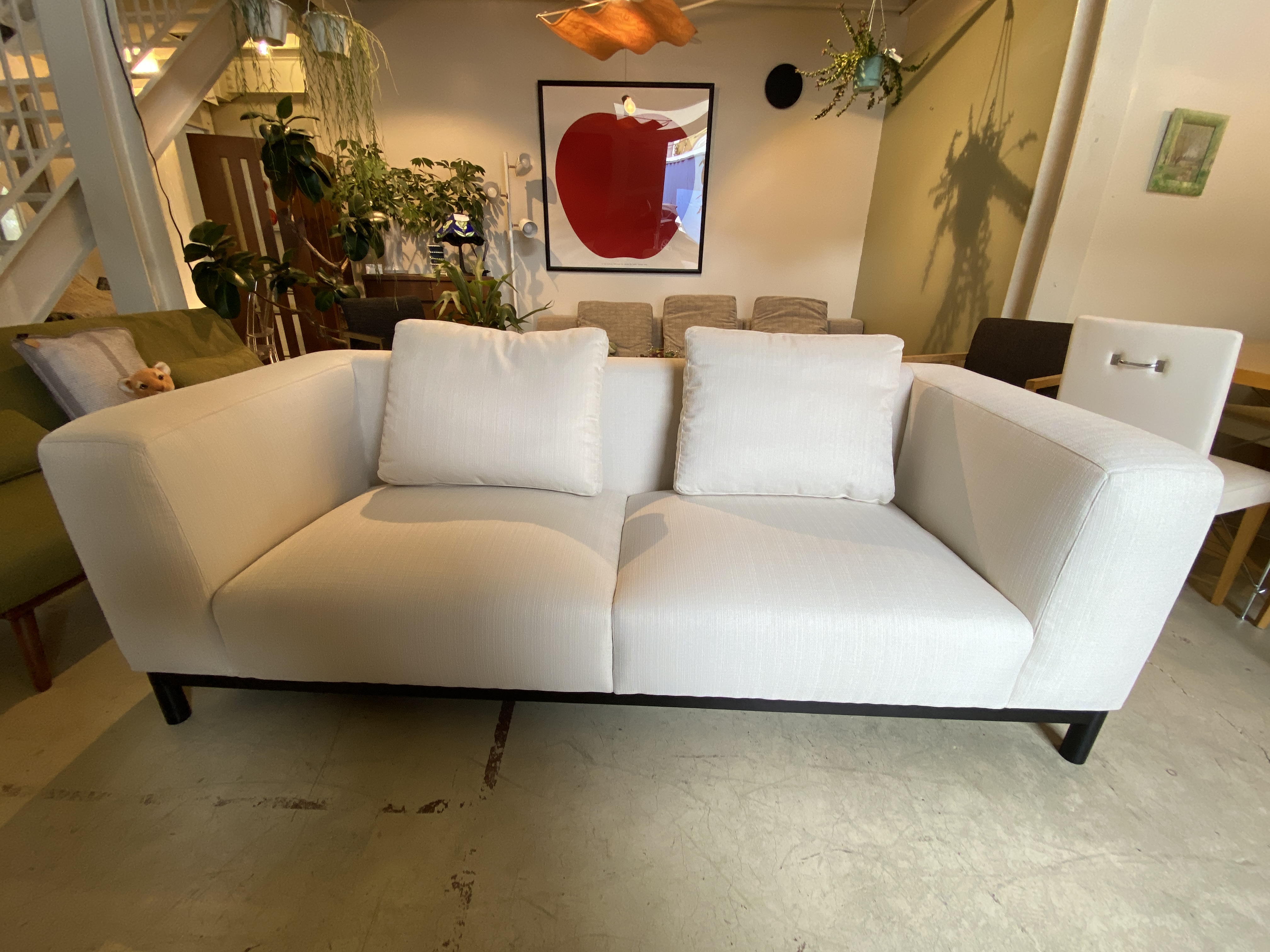 展示品／藤栄／ソファー／3人掛け／オフホワイト | 宇都宮のリサイクル