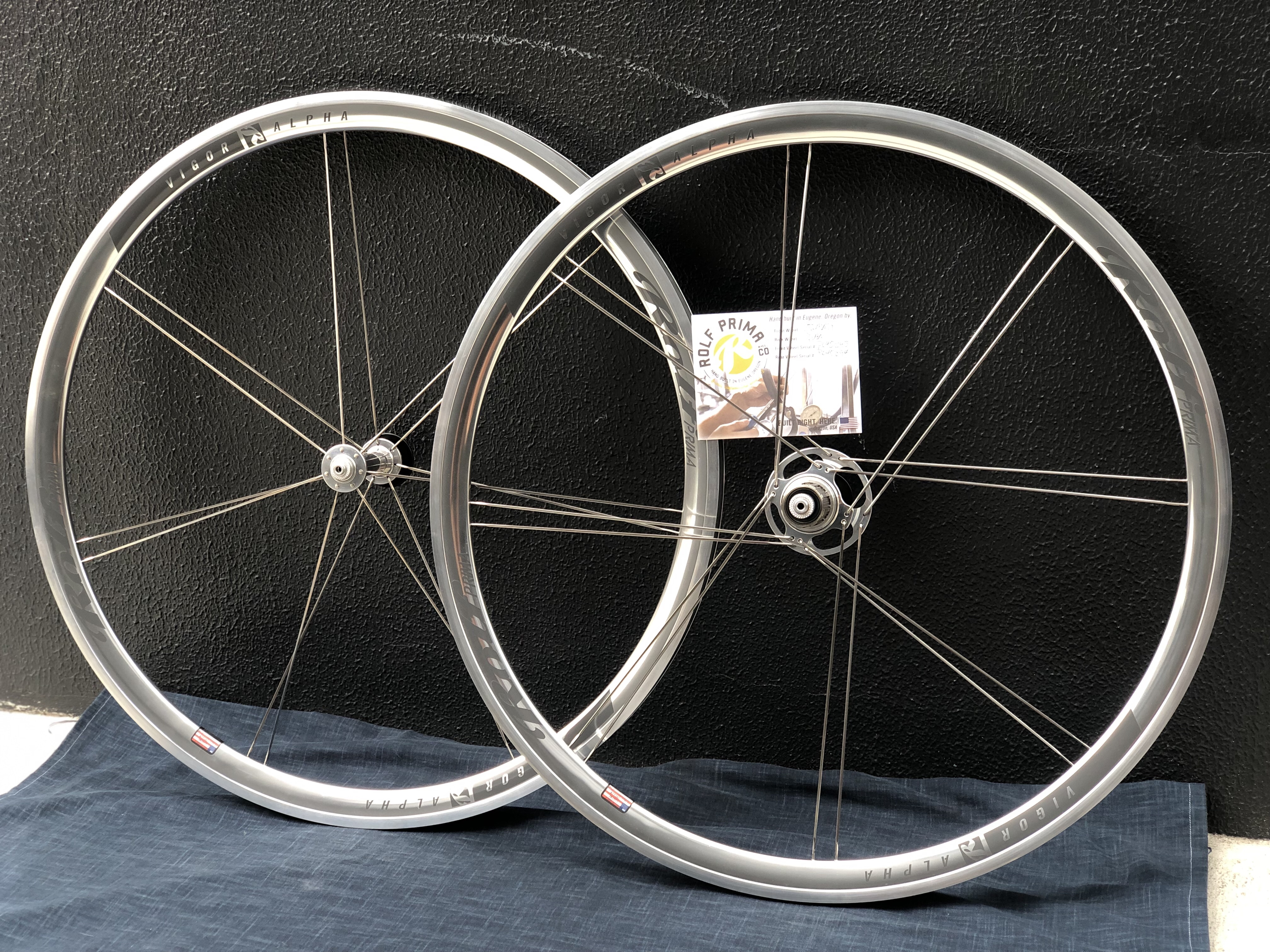 銀色に輝く限定RolfPRIMAホイール「Vigor Alpha ”Polished