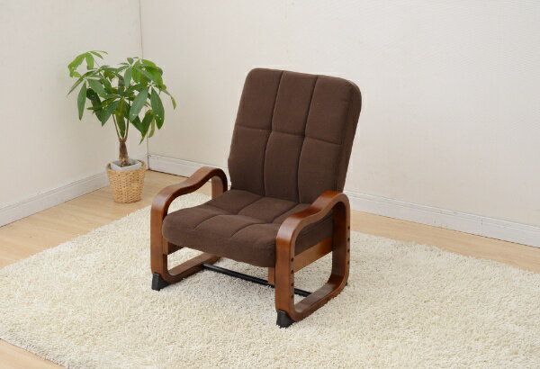 楽天市場】山善 山善(YAMAZEN) 高座椅子 組立不要 KMZC-55(MBR)6 モカ