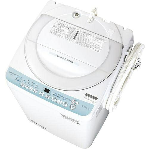 楽天市場】シャープ シャープ SHARP ES-T714-W ホワイト 全自動洗濯機