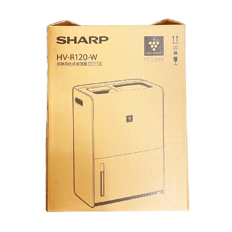 楽天市場】シャープ SHARP プラズマクラスター加湿器 HV-R120-W | 価格