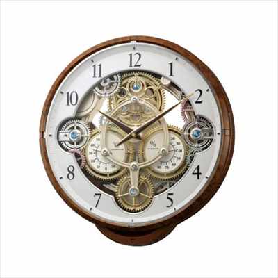 楽天市場】リズム リズム時計 電波からくり時計 スモールワールドコン